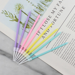 Rainbow <b>Candle</b> <b>Stick</b> Birthday <b>Candles</b> 8Pcs Colorful Non Toxic Unscented For Birthday Party Decorations - Product Image 3
