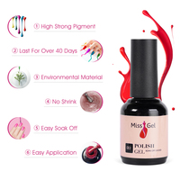 MissGel OEM 3000 Couleurs 2026 Fournitures professionnelles pour ongles avec logo personnalisé et marque privée rose