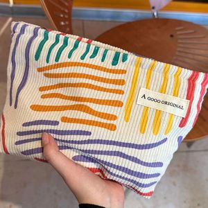 Bolsa <span class=keywords><strong>de</strong></span> Maquillaje <span class=keywords><strong>de</strong></span> Pana con Logotipo Personalizado, Bolsa <span class=keywords><strong>de</strong></span> Almacenamiento <span class=keywords><strong>de</strong></span> Viaje, Bolsa Cosmética con Cierre OEM, Bolsas <span class=keywords><strong>de</strong></span> Almacenamiento Retro Lindas para Mujeres, Regalos - Product Image 4