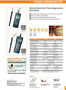 TTLTES 8723 เครื่องวัดอุณหภูมิแบบดิจิตอล -10~60c เครื่องวัดความชื้นพร้อมเซ็นเซอร์วัดอุณหภูมิแบบ ABS ใช้พลังงานจากแบตเตอรี่ - Product Image 4