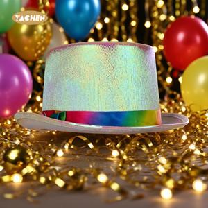 Yachen Bán Buôn Cầu Vồng <span class=keywords><strong>Top</strong></span> <span class=keywords><strong>Hat</strong></span> Đầy Màu Sắc <span class=keywords><strong>Top</strong></span> <span class=keywords><strong>Hat</strong></span> Năm Mới Đảng Cần thiết Cho Người Lớn Lấp Lánh Lễ hội Phụ Kiện - Product Image 4