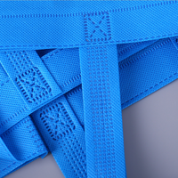 Fourre-tout écologique personnalisable Petits sacs non tissés vierges multicolores Matériau PP recyclé à poignée étanche Moyen