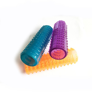 Jouet en peluche pour animaux de compagnie, cylindre à picots, accessoires 15CMTPR, accessoires de dentition en forme de cylindre - Product Image 3