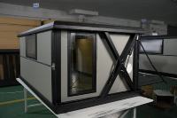 Tente de toit intelligente tout-terrain TCAL TM-01 avec matelas, coque rigide en aluminium de qualité aéronautique, déploiement motorisé, cadre pliable