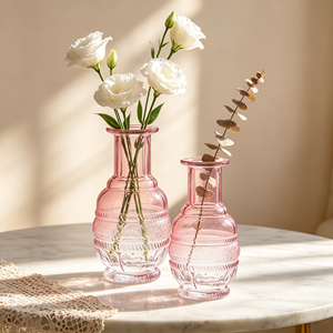 Vases Artistiques Modernes en Gros, Vases à Fleurs Décoratifs, Bouteilles en Verre Gaufré VISTA <span class=keywords><strong>Tv17</strong></span> - Product Image 2