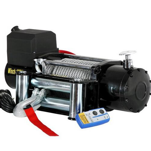 High Speed Remote Control Waterproof Automatic Cable Pulling Powerful 4x4 Offroad Warn 12v 12000LB 13000LB Electric Winch
