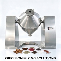 Mélangeur de poudre de qualité industrielle, machine de mélange de poudre, traitement des aliments, acier inoxydable, fonctionnement continu automatique