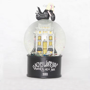 Hot Selling New York Resin Music Box Custom Halloween Folk <b>Art</b> <b>Snow</b> Globe with Painted Ornaments for Christmas Gifts Crafts - Product Image 4