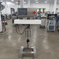 Scelleuse automatique à induction pour bouteilles, refroidissement par air Machine à sceller à écran tactile pour bouchons de bouteilles en continu