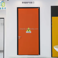 Porte coulissante automatique en plomb, porte en verre au plomb automatisée, porte de protection contre les rayons X pour salle de radiologie