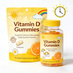Gomitas de Vitamina D Orgánica, Vitamina Natural del Sol, Mezclas Personalizadas, Servicio de Marca Privada OEM ODM, Certificación HACCP ISO GMP NSF - Product Image 2