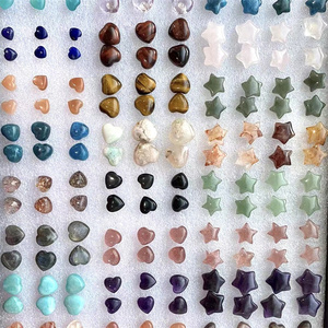 Khuyên Tai Pha Lê Tự Làm/Hình Mặt Trăng Bằng Đá Thô Đá Quý Chữa Bệnh Giá Xuất Xưởng Cho Nữ - Product Image 3