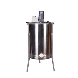 Extracteur de miel électrique 4 cadres |   Conception de moteur vertical compact |   Essoreuse motorisée à vitesse variable pour les exploitations apicoles - Product Image 2