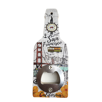 Autocollant de réfrigérateur personnalisé par Sublimation, peinture en aérosol, aimant de personnalisation, barre de marque, ouvre-bouteille de bière en acier inoxydable personnalisé