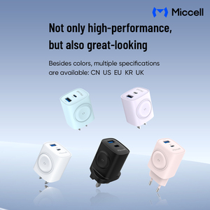Cargador Rápido Portátil Miccell de 22W GaN con 4 Puertos, Doble USB-C, Compatible con <span class=keywords><strong>iPhone</strong></span> y MacBook - Product Image 5