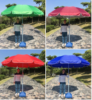 Parasol de Plage Publicitaire Personnalisé d'Extérieur/Parasol Solaire