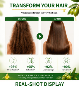 DR.WWP <span class=keywords><strong>Shampoo</strong></span> all'Olio d'Oliva 500ml <span class=keywords><strong>Antiforfora</strong></span> Cura del Cuoio Capelluto Riparazione Capelli Secchi Danneggiati <span class=keywords><strong>Shampoo</strong></span> all'Olio d'Oliva Extra Vergine - Product Image 6