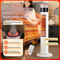 Chauffage portable USB/électrique, élément chauffant PTC, télécommande, protection contre la surchauffe, thermostat réglable, efficacité énergétique