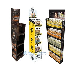 Tùy chỉnh uống bán hàng in ấn có thể tái chế gói Pop Up Sản phẩm bán lẻ POS hiển thị các tông đứng - Product Image 6