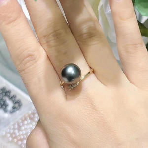 Base de Anillo de Plata S925 para DIY con Perlas, Accesorios para Perlas de 7-10mm, Base de Anillo con Diseño de Rama Seca con Joyería Fina 10412 - Product Image 4