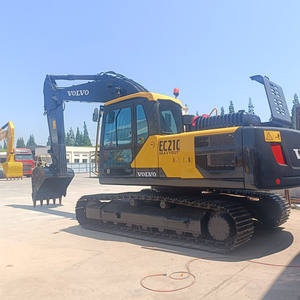 Excavadora de cadenas hidráulica Volvo EC210 300 460 145 180 360 130 usada de 21 toneladas con motor, caja de cambios y bomba en buen estado, equipo grande - Product Image 2