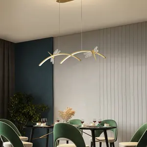 Lampu gantung ruang tamu ruang makan, dekorasi modern elegan