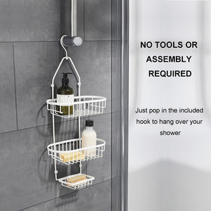 Trois couches salle de bain toilette tenture murale hôtel ménage <span class=keywords><strong>douche</strong></span> caddy rack - Product Image 5