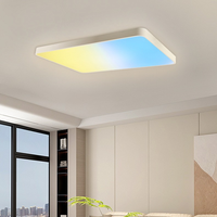 Plafonniers encastrés SMD2835 modernes en aluminium à LED Panneau lumineux 2x4 RGBW avec éclairage DMX512 Control Sky pour le salon