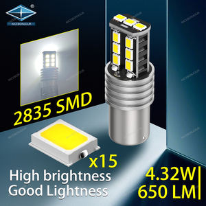 Led 2835 15smd voiture S25 1156 1157 T25 3156 3157 T20 7440 7443 Led frein réserve clignotant - Product Image 4