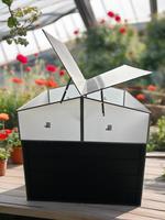 Cadre en aluminium et panneau en acier coloré Boîte de pépinière avec cartes PC Solution de jardinage à cadre froid économique et écologique