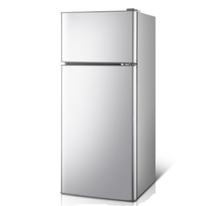 Mini Refrigerador y Congelador de Doble Puerta, Acero Inoxidable, Eficiente Energéticamente, para Uso Doméstico y Hotelero - Product Image 2