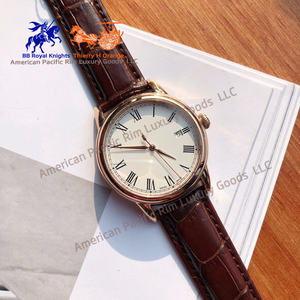 Reloj de Cuarzo para Pareja, Diseño Minimalista de Alta Gama, Calidad 5A, Esfera Simple con Números Romanos Grandes, Correa Impermeable, Calendario - Product Image 2