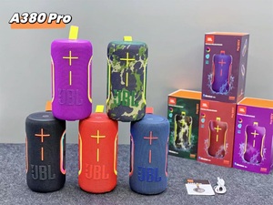 A380pro RGB xách tay không dây 20W Bluetooth Vòng Loa âm thanh mạnh mẽ hệ thống UBL TWS FM Đài phát thanh âm thanh di động Đảng Loa - Product Image 3