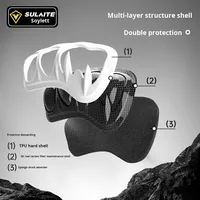 Gants de moto d'été Sulaite G7 améliorés en fibre de carbone 3K, cuir, anti-chute, double écran tactile, doigts entiers
