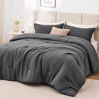 Couette de lit personnalisée pour la maison et l'hôtel, extra moelleuse, légère, unie, 100% polyester, chaude, écologique