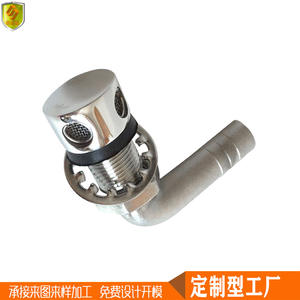 Bouchon de ventilation d'échappement en acier inoxydable M16, conduit de ventilation marin, sortie de ventilation, coude, accessoires de quincaillerie pour yachts rapides - Product Image 3