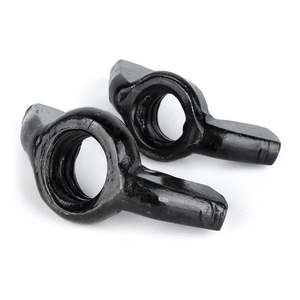 Écrou à oreilles en acier au carbone oxydé noir de haute qualité / acier inoxydable 304, métrique M3-M12, DIN315, grade 4.8/6.8 Nindejin - Product Image 2