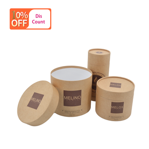 Low Moq 2020 Custom High Quality artpaper cardboard packaging tube round box