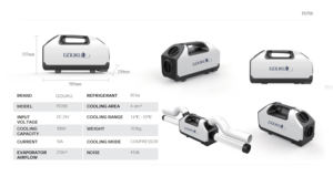 Climatisation portable pour tente, <span class=keywords><strong>mini</strong></span> DC <span class=keywords><strong>12V</strong></span> 24V <span class=keywords><strong>220V</strong></span> pour camping-car, camping, caravane, climatisation extérieure - Product Image 3