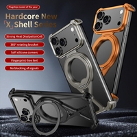 Étui de protection de luxe en aluminium avec support magnétique pour iPhone 17 Pro Max 17 Pro