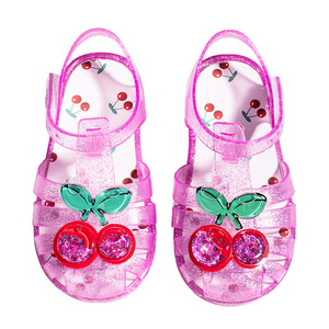 Cute Cartoon-style Jelly <b>Sandals</b>, 2025 <b>Summer</b> New Style Children's Fruit-themed Versatile <b>Sandals</b> - Product Image 6