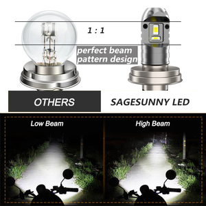 Bombilla LED para Faro Delantero de Motocicleta P45t <span class=keywords><strong>H5</strong></span> R2, Súper Brillante, Iluminación Concentrada, para Automóviles Universales, para Motocicletas, para <span class=keywords><strong>Yamaha</strong></span> - Product Image 5