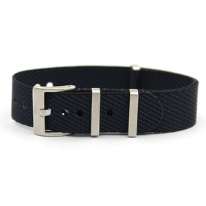 11 couleurs En Stock Sergé Motif Single Pass Nylon Bracelets De Montre 18mm 20mm 22mm Premium Durable Nylon Tissu Bracelet De Montre - Product Image 4