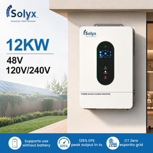Onduleur solaire Solyx US Solyx 12kW pour réseau, 51.2V, capacité moteur 6HP, protection complète pour système d'énergie solaire domestique - Product Image 2