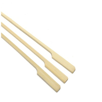 Brochettes jetables en bambou naturel, écologiques, pour barbecue, personnalisables en différentes tailles, pour fruits, desserts et fêtes
