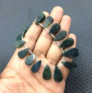 Gemas de cuarzo con forma de pera, joyería hecha a mano, Natural, Solar, 18 piezas - Product Image 5