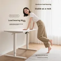 Bureau en acier réglable en hauteur électrique, bureau intelligent pour ordinateur, bureau de jeu, bureau d'étude à domicile, poste de travail