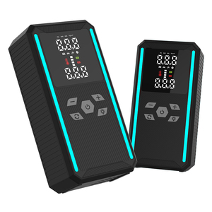 Inflador de Neumáticos Digital de 16V con Arrancador de Emergencia - Compresor de Aire Portátil para Automóviles y Banco de Energía de Emergencia para Autos, Camiones y Motocicletas - Product Image 1