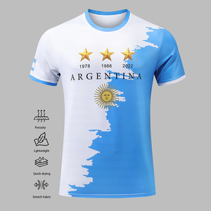 Maglia da tifoso della squadra nazionale maschile stagione 26, gilet con scollo rotondo, stampa digitale personalizzata Germania 13 Francia 10 Argentina 10. Squadra Singola - Product Image 4