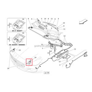Pour Quattroporte, haut-parleur gauche haute fréquence de haute qualité, OEM 670038114, noir, 12V, pour remplacement 2014-2016 - Product Image 5